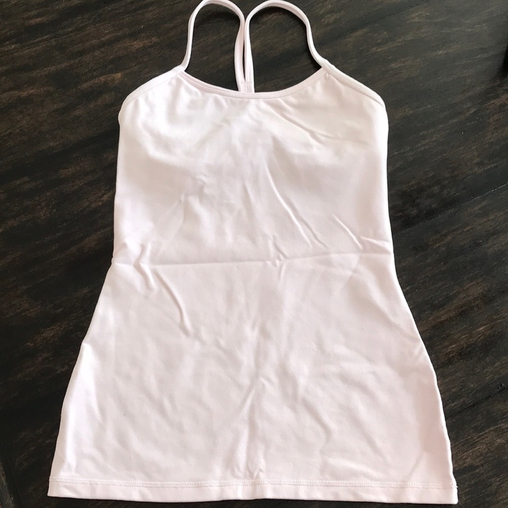 Lululemon Power Y Tank Blush Pink